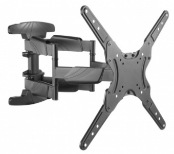 Кронштейн для телевизора Ultramounts UM907 черный 23"-55" макс.40кг настенный поворотно-выдвижной и наклонный от магазина РЭССИ