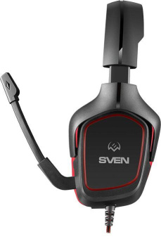 Наушники с микрофоном Sven AP-G333MV черный/красный 2.2м накладные оголовье (SV-019396) от магазина РЭССИ