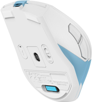 Мышь A4Tech Fstyler FG45CS Air голубой/белый оптическая (2000dpi) silent беспроводная USB для ноутбука (7but) от магазина РЭССИ