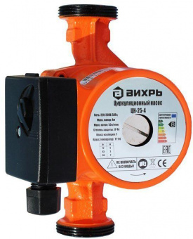 Насос циркуляционный Вихрь ЦН-25-4 72Вт 3000л/час (68/7/1) от магазина РЭССИ
