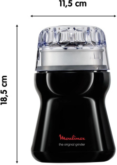 Кофемолка Moulinex AR110830 180Вт сист.помол.:ротац.нож вместим.:50гр черный от магазина РЭССИ
