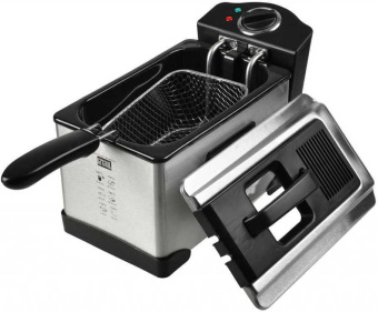Фритюрница GFGril GFF-M2500 1400Вт серебристый/черный от магазина РЭССИ