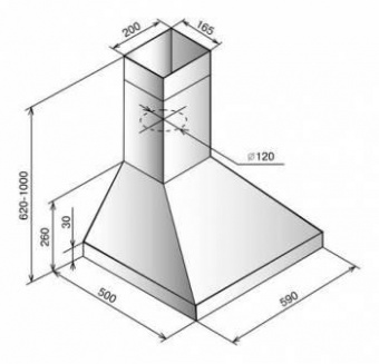 Вытяжка каминная Elikor Вента 60П-430-П3Л топленое молоко/рейлинг бронза управление: ползунковое (1 мотор) от магазина РЭССИ