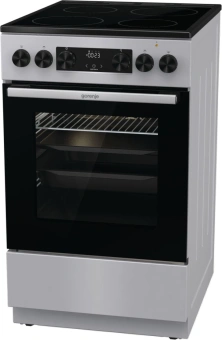 Плита Электрическая Gorenje GEC5C41SG серый стеклокерамика (без крышки) от магазина РЭССИ