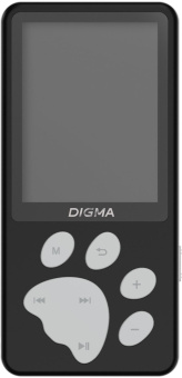 Плеер Hi-Fi Flash Digma S5 8Gb черный/серый/2.4"/FM/microSD/microSDHC от магазина РЭССИ