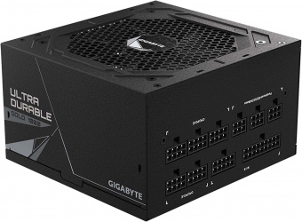 Блок питания Gigabyte ATX 1000W GP-UD1000GM 80+ gold (24+4+4pin) APFC 120mm fan 8xSATA Cab Manag RTL от магазина РЭССИ