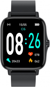 Смарт-часы SunWind SW35 1.69" IPS корп.черный рем.черный (SW35B) от магазина РЭССИ