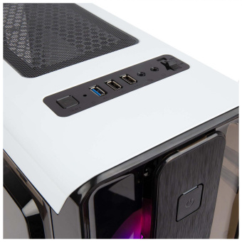 Корпус Hiper M11 FRGB-WT черный без БП ATX 2x120mm 1xUSB2.0 1xUSB3.0 audio bott PSU от магазина РЭССИ