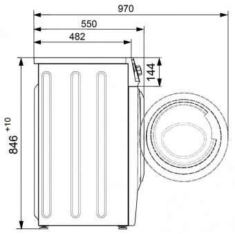 Стиральная машина Атлант СМА-70 C 105-00 класс: A+++ загр.фронтальная макс.:7кг белый от магазина РЭССИ