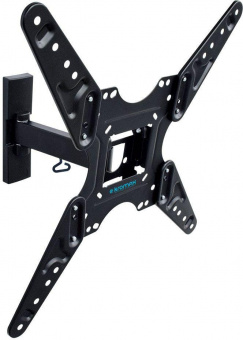 Кронштейн для телевизора Kromax OPTIMA-413 серый 20"-55" макс.30кг настенный поворотно-выдвижной и наклонный от магазина РЭССИ