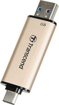 Флеш Диск Transcend 256Gb Jetflash 930С TS256GJF930C USB3.0 золотистый/черный от магазина РЭССИ