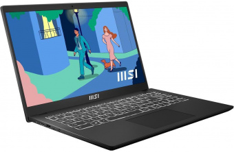 Ноутбук MSI Modern 15 B12HW-002XRU Core i5 1235U 8Gb SSD512Gb Intel Arc A370M 4Gb 15.6" IPS FHD (1920x1080) Free DOS black WiFi BT Cam (9S7-15H212-002) от магазина РЭССИ