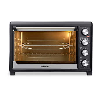 Мини-печь Hyundai MIO-HY076 45л. 2000Вт серебристый/черный от магазина РЭССИ