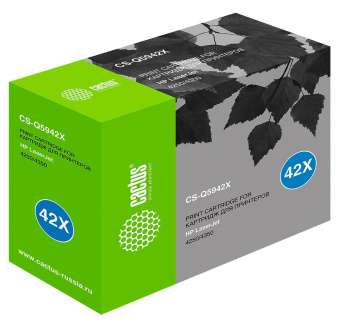 Картридж лазерный Cactus CS-Q5942X Q5942X черный (20000стр.) для HP LJ 4250/ 4350 от магазина РЭССИ