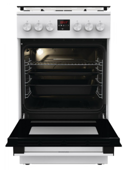 Плита Газовая Gorenje GGI5C20WF-B белый (стеклянная крышка) реш.чугун от магазина РЭССИ
