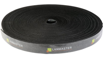 Хомут-липучка Lanmaster LAN-VCM30M-BK 30000x20мм (упак:1шт) нейлон/полиэтилен внутри помещений черный от магазина РЭССИ