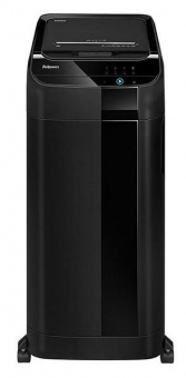 Шредер Fellowes AutoMax 600M черный с автоподачей (секр.P-5) перекрестный 600лист. 83лтр. скрепки скобы пл.карты от магазина РЭССИ