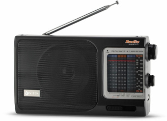 Радиоприемник настольный Vitek VT-3582 черный от магазина РЭССИ