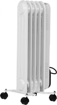 Радиатор масляный Royal Clima PIEMONTE ROR-P5-1000M 1000Вт белый/серый от магазина РЭССИ