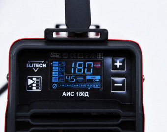 Сварочный аппарат Elitech АИС 180Д (E1703.012.00) инвертор MMA DC/TIG DC 5.4кВт от магазина РЭССИ