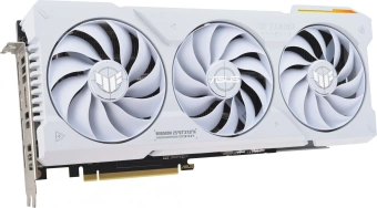 Видеокарта Asus PCI-E 4.0 TUF-RTX4070TIS-O16G-WHITE-GAMING NVIDIA GeForce RTX 4070TI Super 16Gb 192bit GDDR6X 2640/21000 HDMIx2 DPx3 HDCP Ret от магазина РЭССИ