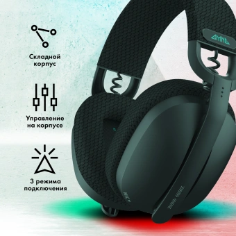 Наушники с микрофоном GMNG GG-HS420W темно-серый 1.5м накладные BT/Radio оголовье (1970391) от магазина РЭССИ