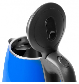 Чайник электрический Galaxy GL 0307 1.7л. 2000Вт синий/черный (корпус: нержавеющая сталь/пластик) от магазина РЭССИ