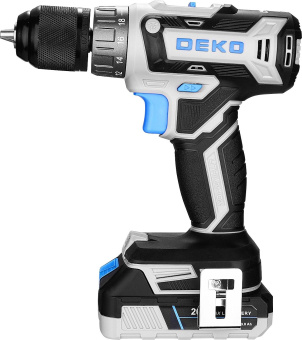 Дрель-шуруповерт Deko Loner 20 V аккум. патрон:быстрозажимной (085-1005) от магазина РЭССИ