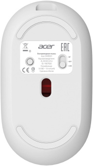 Мышь Acer OMR301 белый оптическая 1600dpi беспров. BT/Radio USB 4but (ZL.MCECC.01U) от магазина РЭССИ