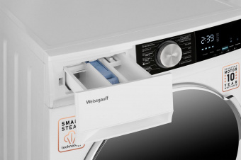 Стиральная машина Weissgauff Premium WMD 47148 DC Inverter Steam класс: A загр.фронтальная макс.:8кг (с сушкой) белый от магазина РЭССИ