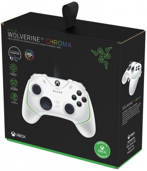 Геймпад Razer Wolverine V2 Chroma белый USB виброотдача (RZ06-04010200-R3M1) от магазина РЭССИ