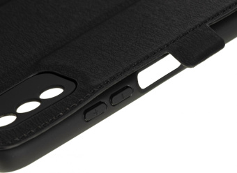 Чехол (флип-кейс) DF для Xiaomi Poco M3 poFlip-03 черный (DF POFLIP-03 (BLACK)) от магазина РЭССИ