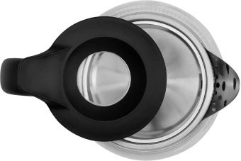 Чайник электрический Polaris PWK 1817CGL 1.8л. 2200Вт нержавеющая сталь/черный корпус: стекло/металл от магазина РЭССИ