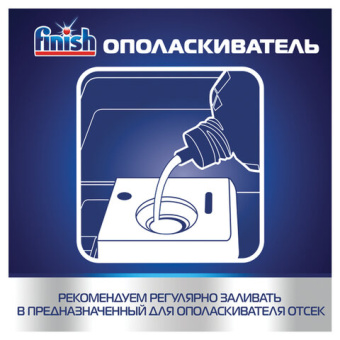 Ополаскиватель для мытья посуды в посудомоечных машинах FINISH 800 мл Чистота для блеска 3079516 606397 от магазина РЭССИ
