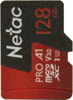 Флеш карта microSDXC 128Gb Class10 Netac NT02P500PRO-128G-S P500 Extreme Pro + adapter от магазина РЭССИ