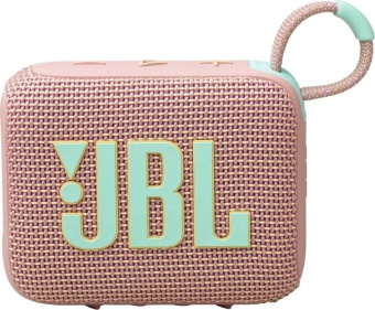 Колонка порт. JBL GO 4 розовый 4.2W 1.0 BT 850mAh (JBLGO4PINK) от магазина РЭССИ