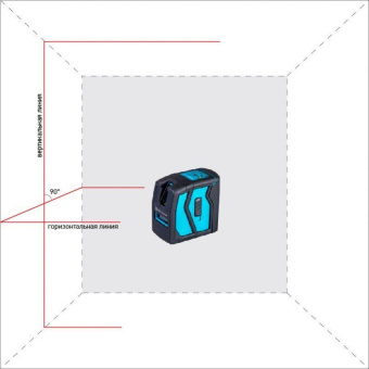 Уровень лазер. Instrumax Element 2D 2кл.лаз. 635нм цв.луч. красный 2луч. (IM0110) от магазина РЭССИ