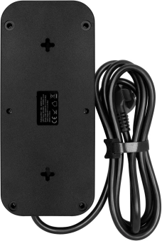 Сетевой фильтр Powercom SP-08 USB03AB 3,0 m 3.0м (8 розеток) черный (коробка) от магазина РЭССИ
