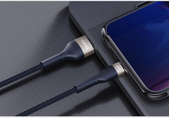 Кабель Romoss CB126 DYDC01010/CB126-81-733 USB (m)-Lightning (m) 2м синий от магазина РЭССИ