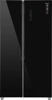 Холодильник Weissgauff Premium WSBS 736 NFBG Inverter Professional черный (двухкамерный) от магазина РЭССИ