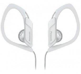 Наушники вкладыши Panasonic RP-HS34E-W 1.2м белый проводные крепление за ухом от магазина РЭССИ