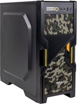 Корпус Hiper Combat черный без БП ATX 3x120mm 1xUSB2.0 1xUSB3.0 audio bott PSU от магазина РЭССИ
