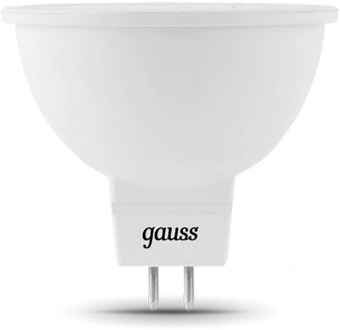 Лампа светодиодная Gauss Black 5Вт цок.:GU5.3 рефлектор 220B 3000K св.свеч.бел.теп. MR16 (упак.:10шт) (101505105) от магазина РЭССИ