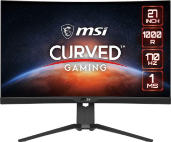 Монитор MSI 27" G272CQP черный VA LED 1ms 16:9 HDMI матовая HAS 300cd 178гр/178гр 2560x1440 170Hz FreeSync Premium DP 2K 6.01кг от магазина РЭССИ
