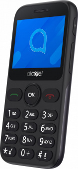 Мобильный телефон Alcatel 2020X серый моноблок 1Sim 2.4" 240x320 Nucleus 0.3Mpix GSM900/1800 GSM1900 FM microSD max32Gb от магазина РЭССИ