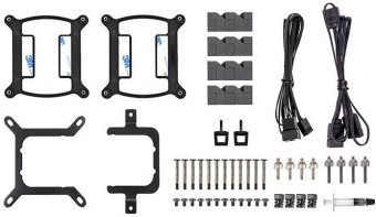 Система водяного охлаждения Thermaltake TH420 V2 ARGB Soc-AM5/AM4/1151/1200/1700 черный 4-pin 34.7dB Al+Cu Ret (CL-W376-PL14SW-A) от магазина РЭССИ