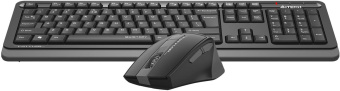 Клавиатура + мышь A4Tech Fstyler FGS1035Q клав:черный/серый мышь:черный/серый USB беспроводная Multimedia (FGS1035Q GREY) от магазина РЭССИ