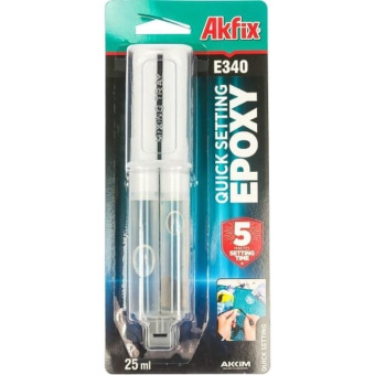 Универсальный эпоксидный клей Akfix E340 25 мл AKU474 от магазина РЭССИ