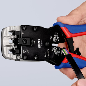 Ручной обжимник KNIPEX KN-975112 от магазина РЭССИ
