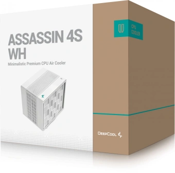 Устройство охлаждения(кулер) Deepcool Assassin 4S Soc-AM5/AM4/1151/1200/2066/1700 белый 4-pin 22.6-29.3dB Al+Cu 250W 1380gr Ret (R-ASN4S-WHGPMN-G) от магазина РЭССИ